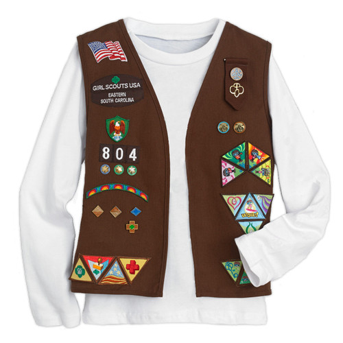 Brownies vest patch placement lux industries ipo
