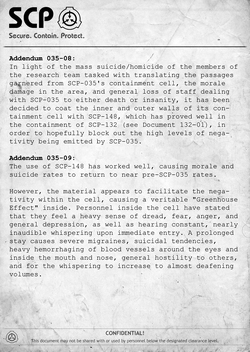 SCP 035 is an anomaly also known - The Infographics Show