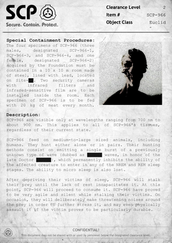 SCP-966 v2 [SCP: Fragmented Minds] : r/SCP