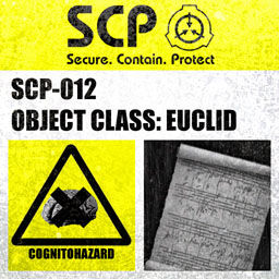 SCP Warning Euclid Class Hazard - Scp - Sticker