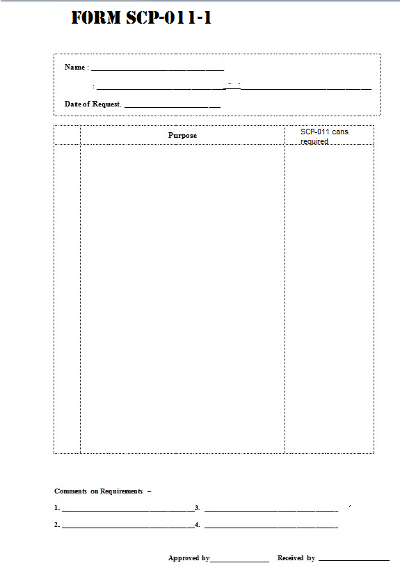 Scp 007 Int - Fill Online, Printable, Fillable, Blank