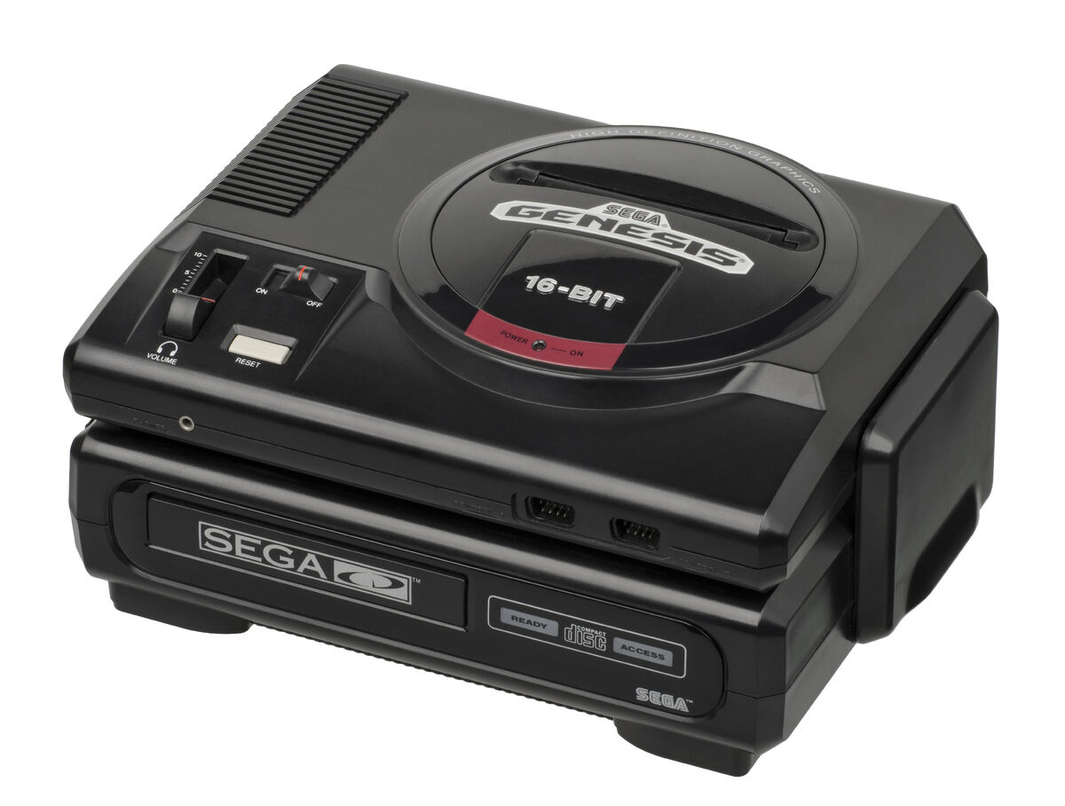 Thrifted a model 1 sega genesis+cd! : r/consoles