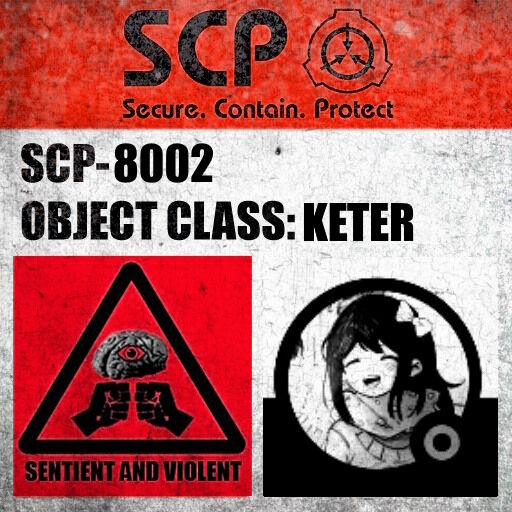 SCP Warning Euclid Class Hazard - Scp - Sticker