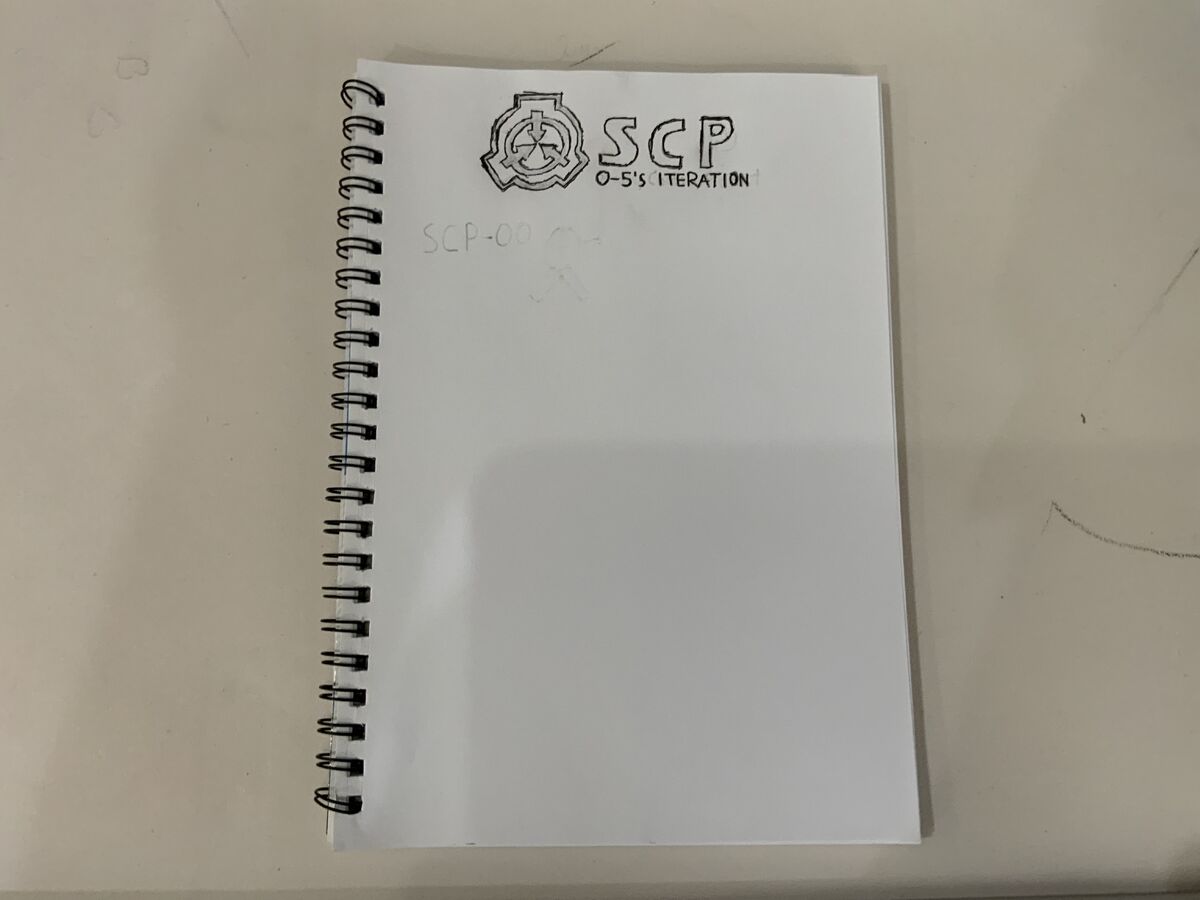 Caderno Espiral SCP - 546 A Notebook