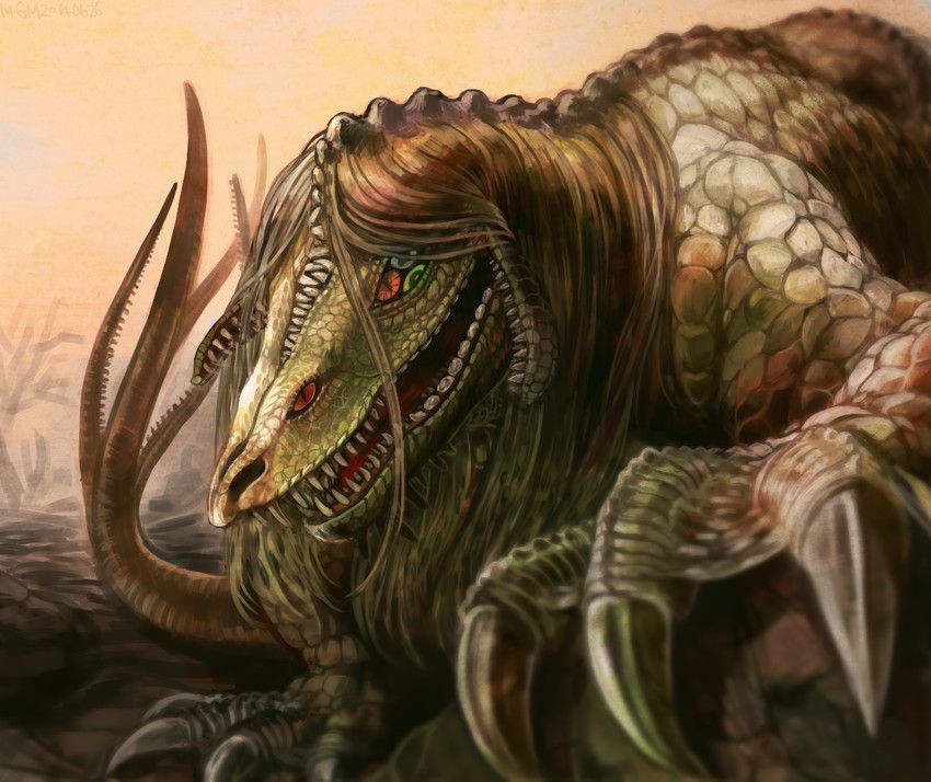 commissions currently closed — SCP-682 is a large, vaguely reptile-like  creature