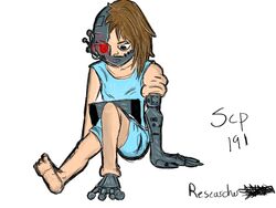 SCP 191 the cyborg child playing video games Sticker for Sale by  TheNothin10