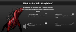 SCP:Secret Laboratory ] SCP-939 With many voices by Afialtis on DeviantArt