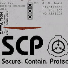 Scp 500 Scp Secret Laboratory Official Wiki Fandom