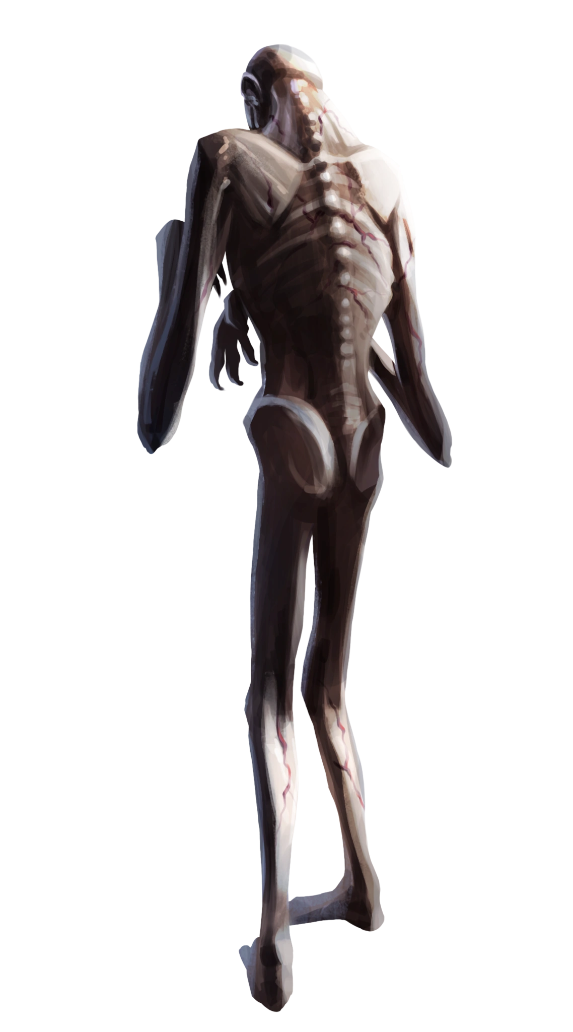 SCP - 096, SCP-096 is a humanoid creature measuring approxi…