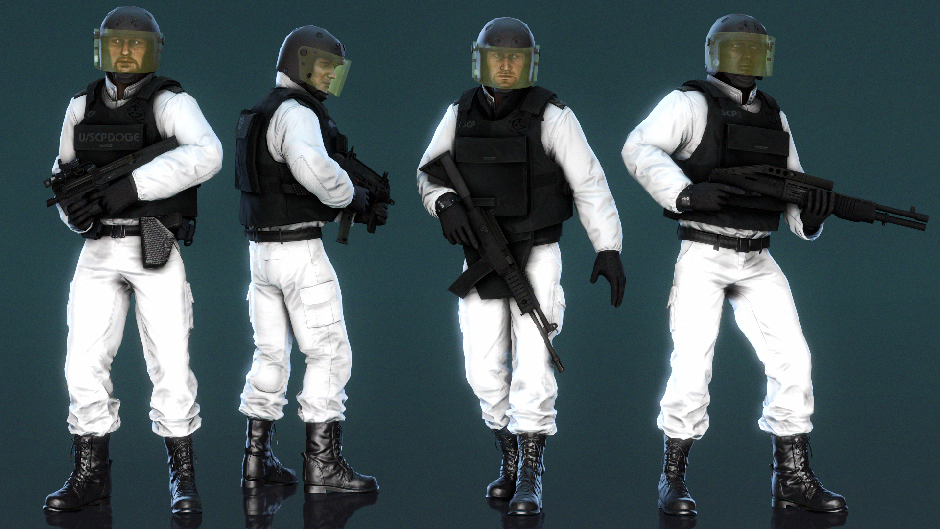 The Guard Uniforms and Armor of The SCP Foundation, SCP Containment Breach