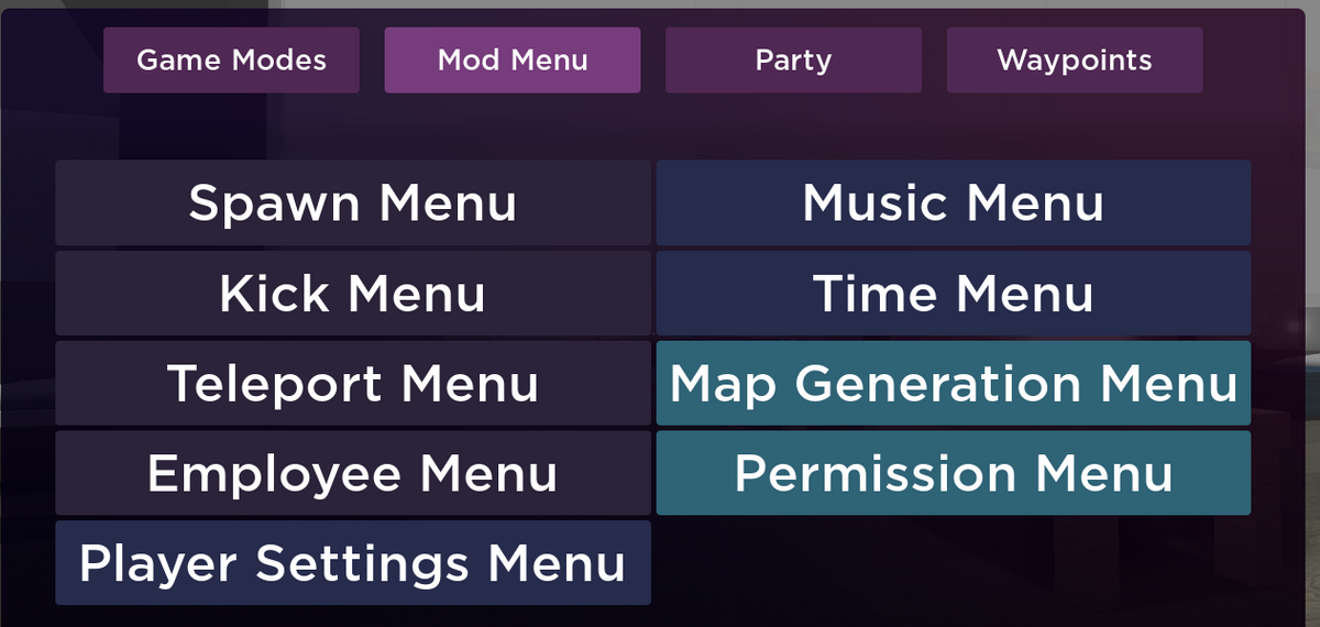 Mod menu (v.2.2), SCP-3008 ROBLOX Wiki