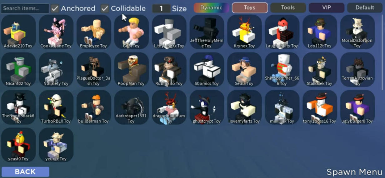 List of items with the most favorites, Roblox Wiki