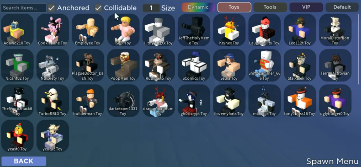 Roblox toys, Roblox Wiki