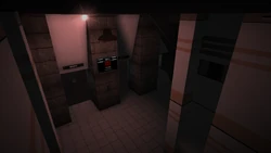 Checkpoint2FlashingScreen.png (1.3 MB) 重收容区和办公区之间的检查点。