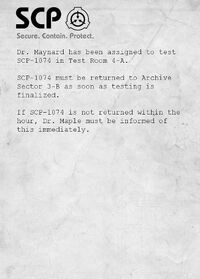 File:SCP CB Note from Maynard.png - Wikimedia Commons