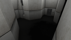 You're stuck in the hallway that has three exits. One house is SCP