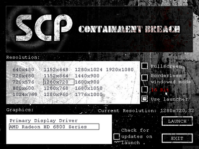 Main Menu Official Scp Containment Breach Wiki - stand upright roblox wiki attributes