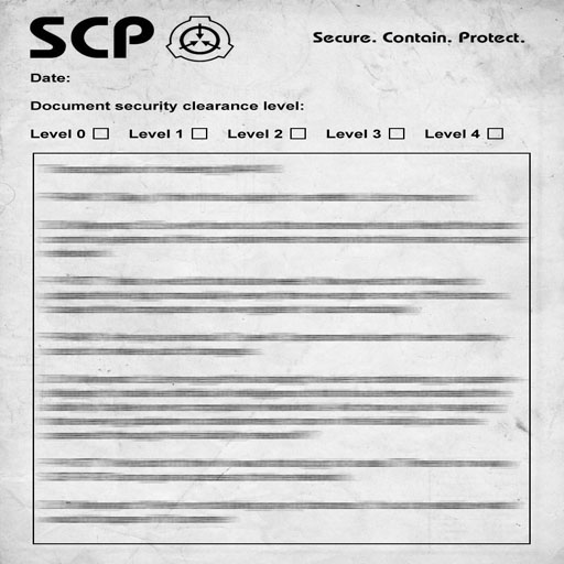 Clearance Level 2 Item # SCP-173 SP Secure. Contain. Protect. Special  Containment Procedures: Item SCP-173