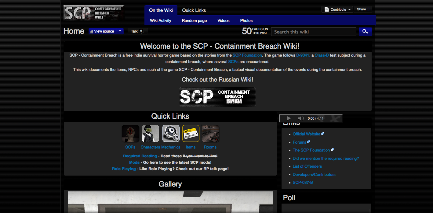 Entrance Zone - Official SCP - Containment Breach Wiki