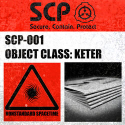 SCP-001 - The Database  SCP 001 is a Keter Class anomaly also known as The  Database. There is no means to contain SCP-001 yet found that does not risk  a potential