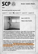 Документ о SCP-173 до версии 0.7