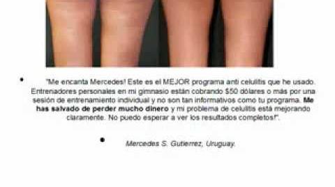 Como eliminar la celulitis para siempre de forma natural en poco tiempo. "Celulitis Nunca Más"