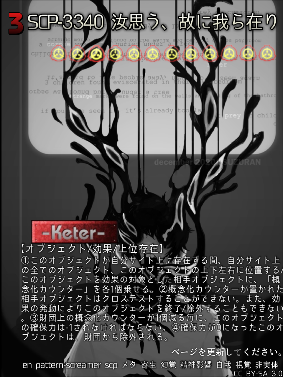 オリジナルSCP #SCP_foundation SCP-10000 財団世界 - 以下名無しがお