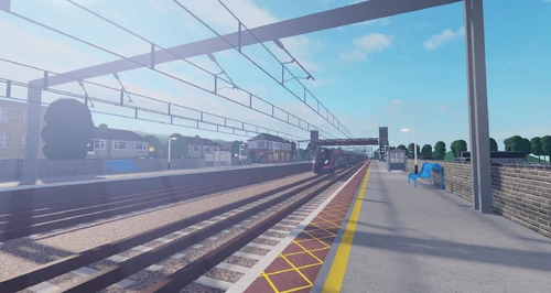 A double 801/1 passing through a refreshed Starryloch.