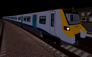 CSG livery Class 707 #707033 at Westercoast.