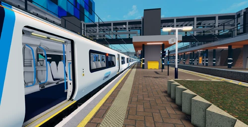 Class 700 at the rebuilt Hampton Hargate.
