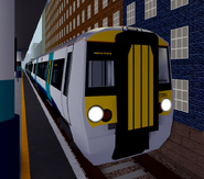 The old Connect Livery Class 377 #377280 at Stepford United Football Club, bound for Stepford Victoria.