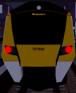 Class 707 (legacy) bound for Morganstown.