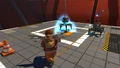 A Character Spawner spawning Totebots in Challenge Mode.