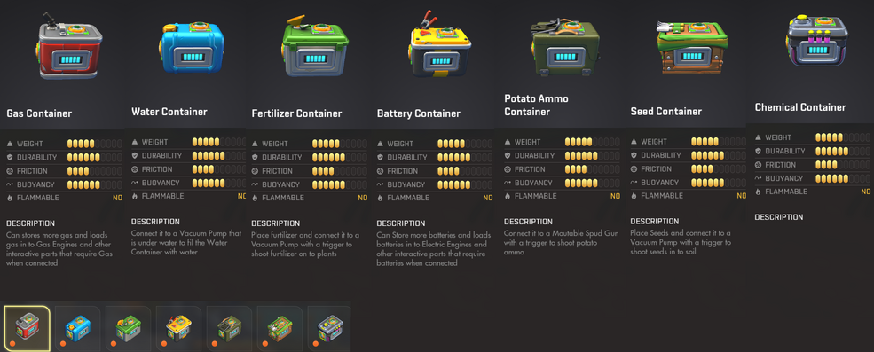 Consumable Containers - Official Scrap Mechanic Wiki