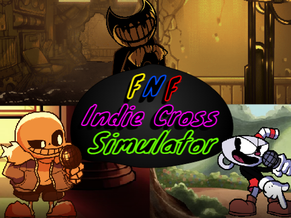 INDIE CROSS WEEK 1  VS Cuphead [All Cutscenes] - Friday Night Funkin' 