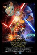 The Force Awakens (Disney and Sega Style) Poster