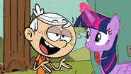 MLPCVTFQ - Lincoln Loud says for Twilight Sparkle You dream about going up there.