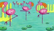 Flamingoes as Birds in Puffin's army