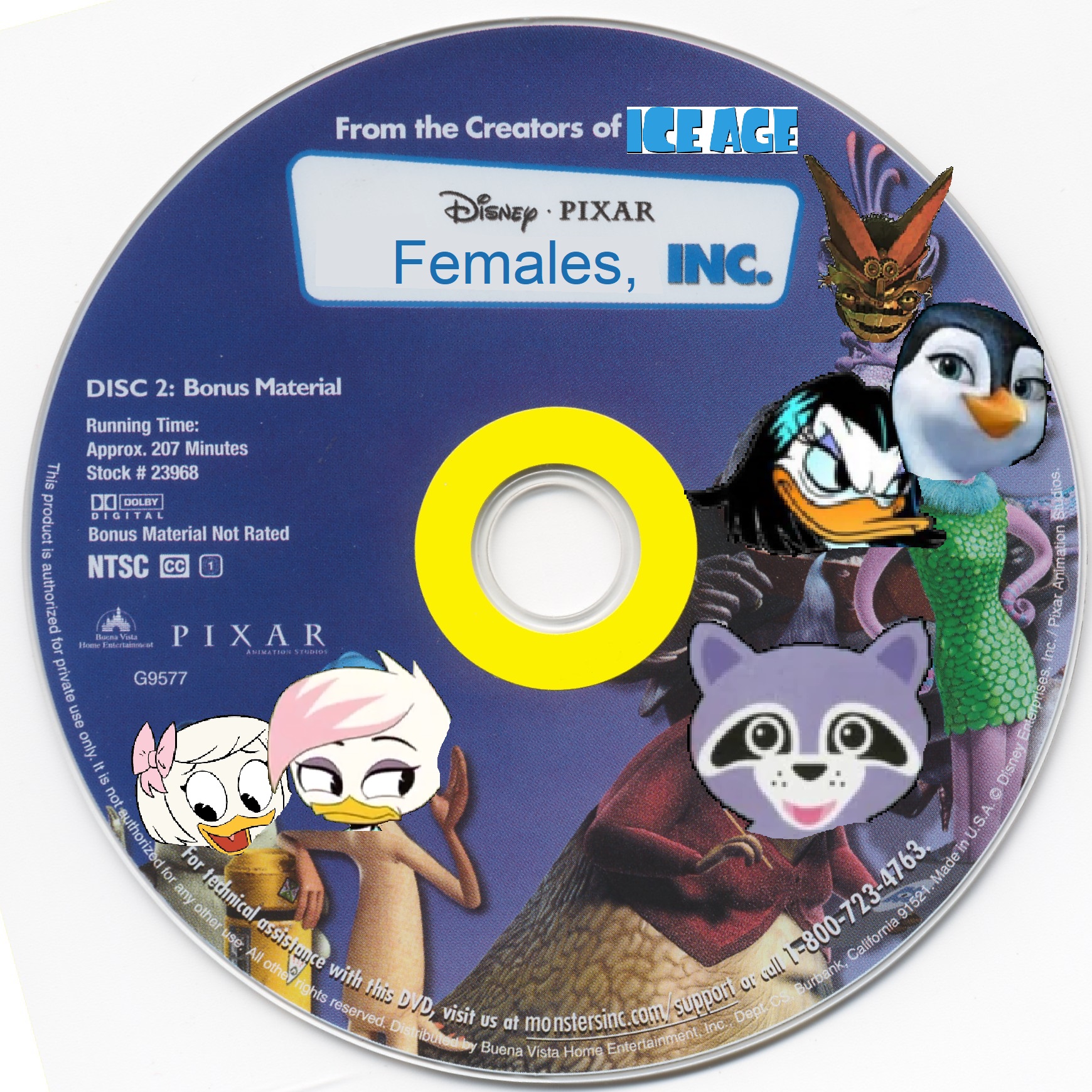 Females, Inc. (Manuelvil1132 Style) (DVD Disc) (Disc Two 