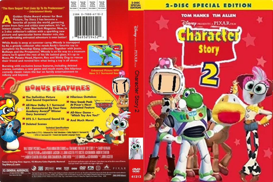 toy story 2 dvd cover