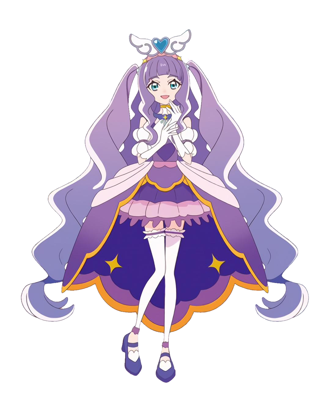 I draw Elle-chan as Cure Majesty in Early Design