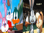 Buster Bunny, Babs Bunny, Plucky Duck, Bugs Bunny, Lola Bunny and Daffy Duck