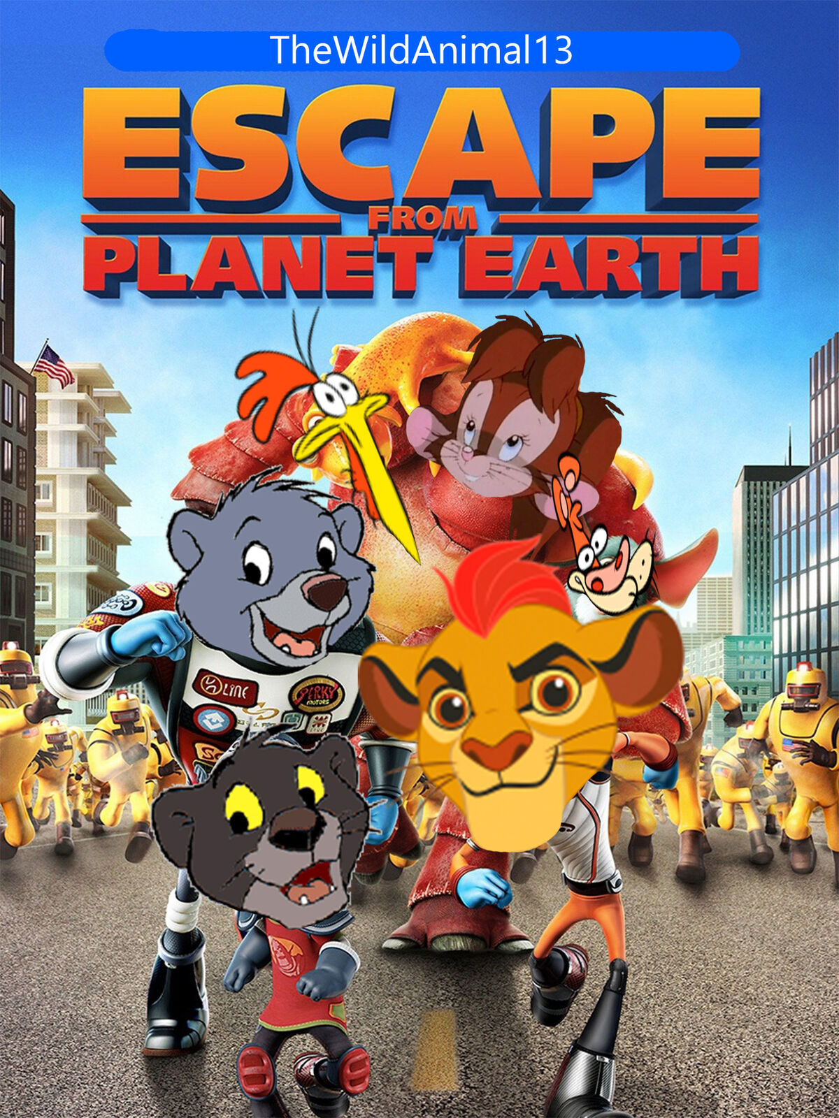 escape from planet earth movie poster