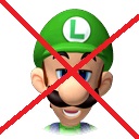 Red X on Luigi by Manuelvil1132