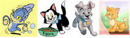 Baby, Figaro, Scamp, and Spunky as The Kids