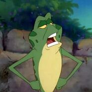 Jean-Bob as King Harold (Frog)