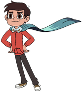 Marco wearing his cape