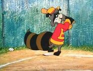 Bert Raccoon, Ace Baseball Phenom!