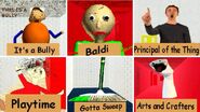 Baldi's Friends as The Tub Thugs