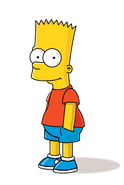 Bart Simpson as King Neptune